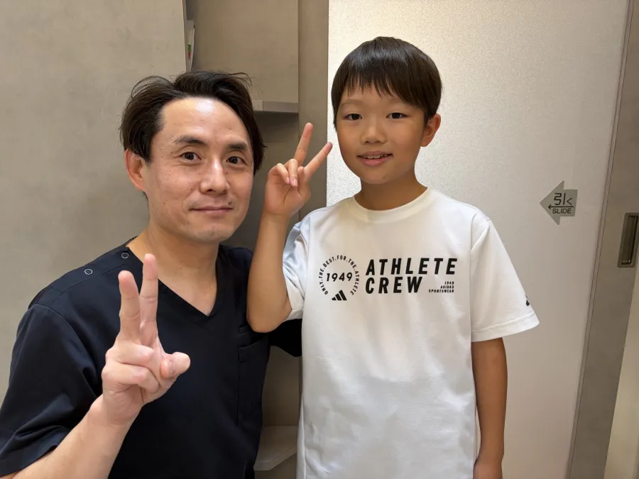 院長と当院に通うお子さま