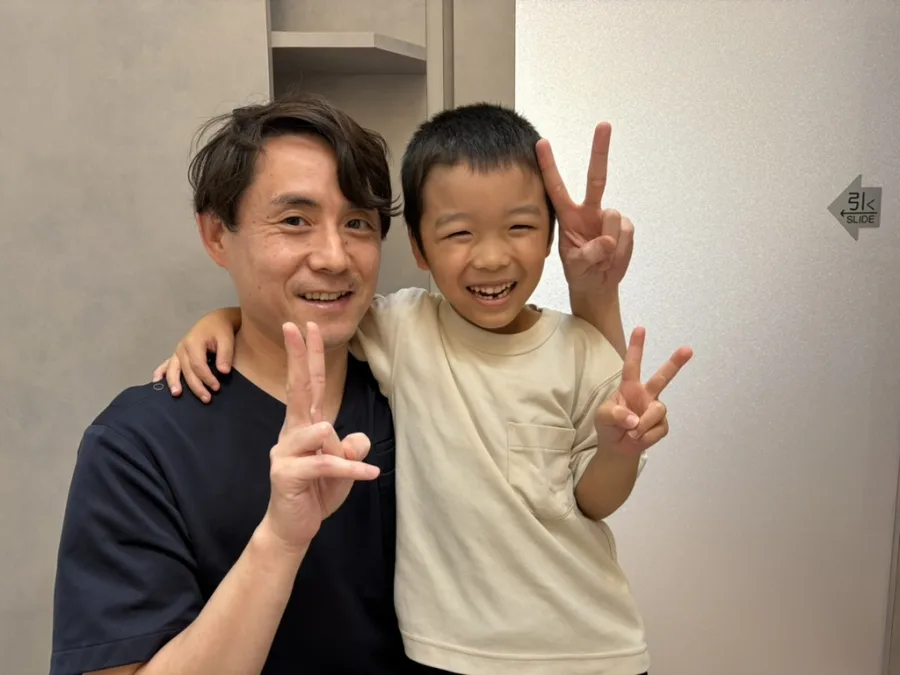 院長と当院に通うお子さま
