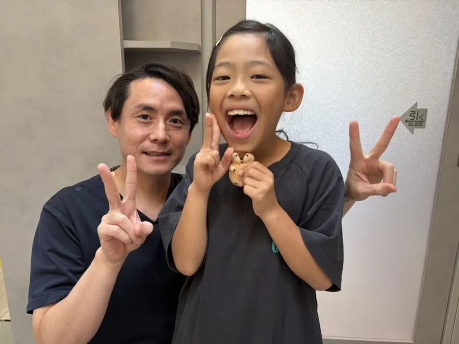 院長と当院に通うお子さま