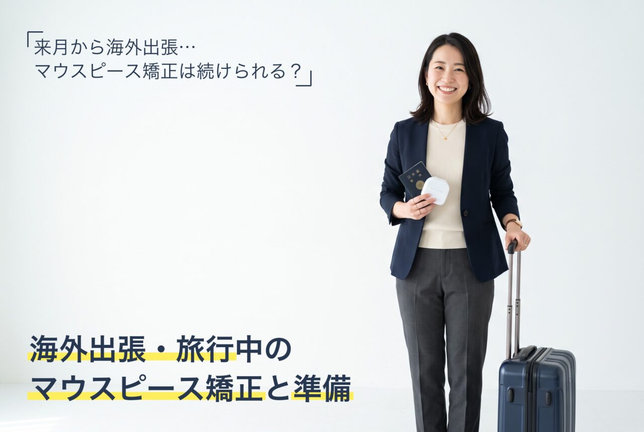マウスピース矯正中の海外出張・長期旅行の準備