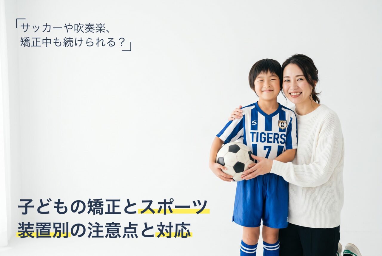 子どもの矯正中のスポーツ・習い事の注意点